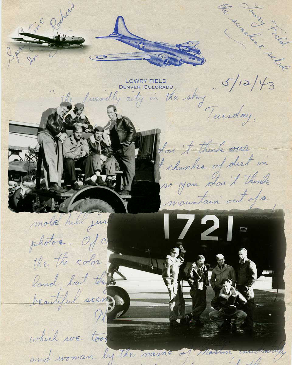 WWII Letter Home Restored