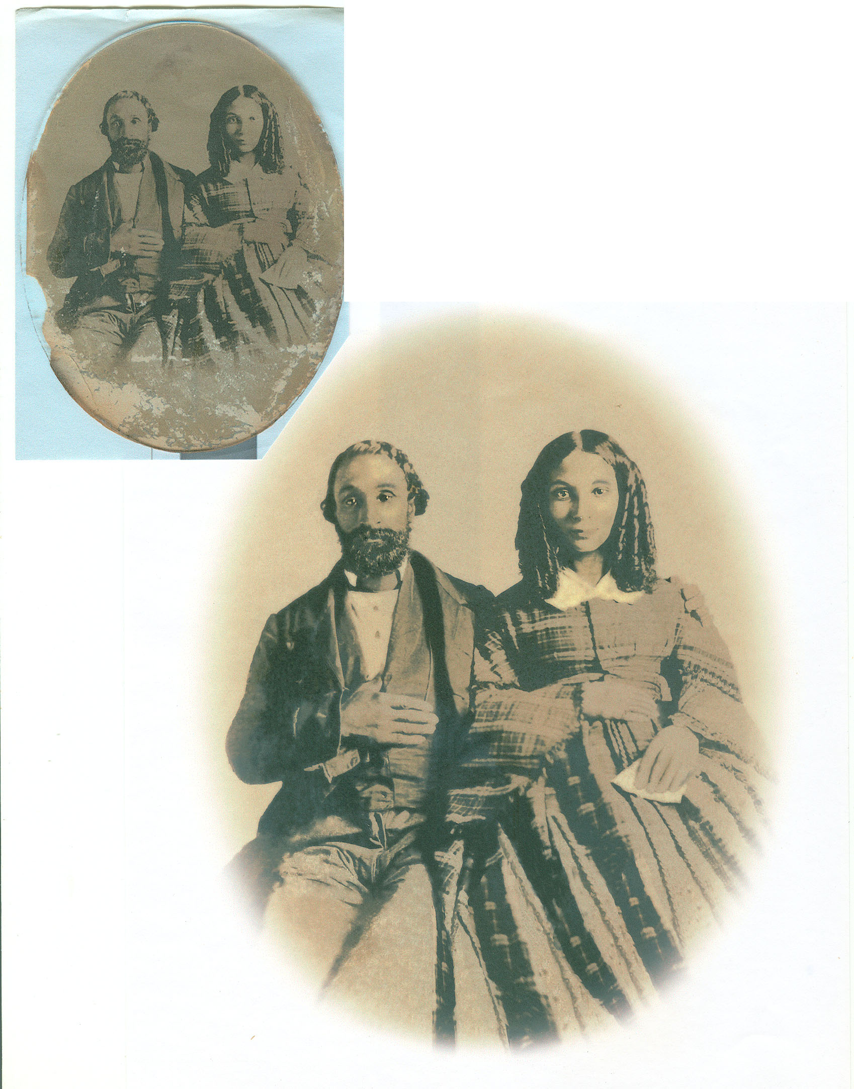 Round Photo in Glass